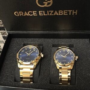 Duo set of Grace Elizabeth watches for Him & Her - Brand New